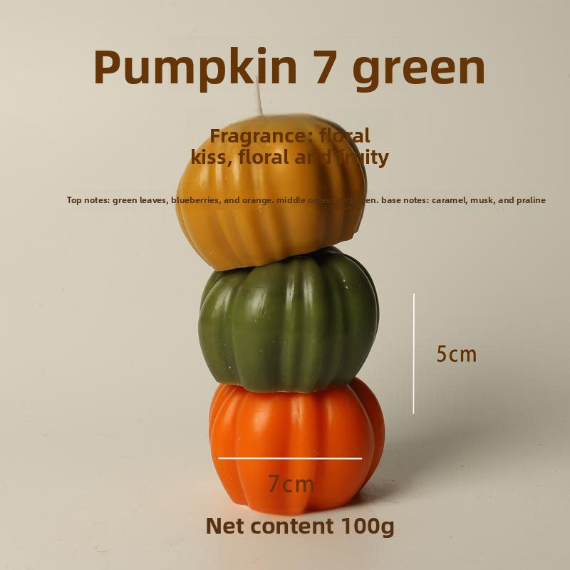 Halloween Pumpkin-Shaped Scented Candles