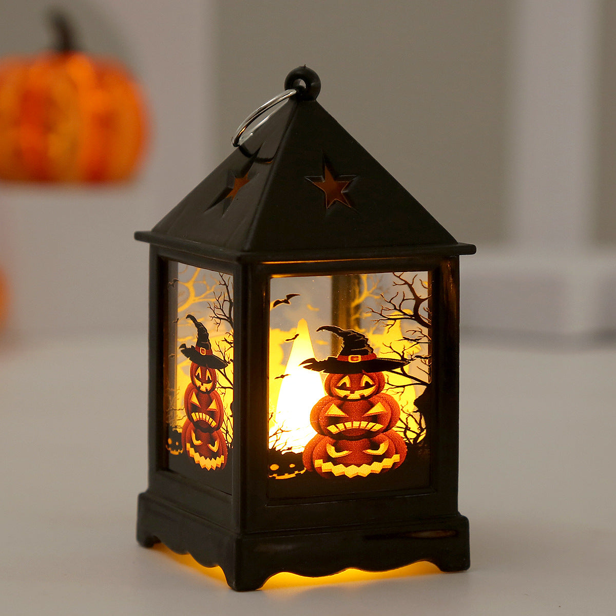 Halloween Handheld LED Pumpkin Light - Plastic