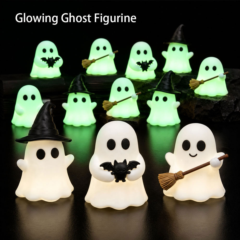 Glowing Halloween Ghost Desktop Ornament - PVC
