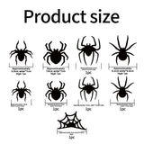 Halloween 3D Spider and Bat LED Wall Stickers - PVC