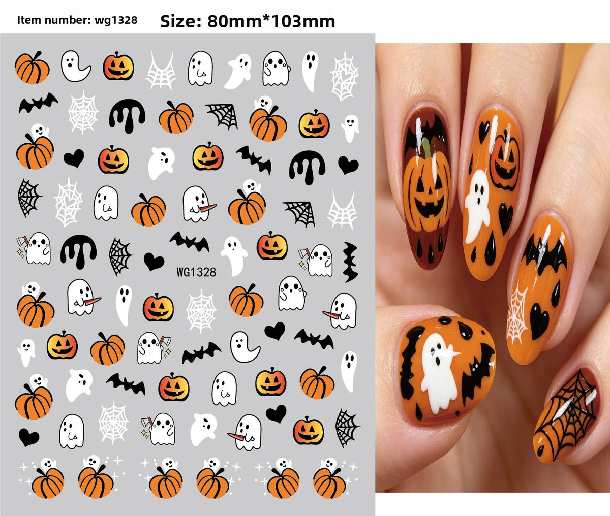 Halloween Nail Stickers - Vinyl