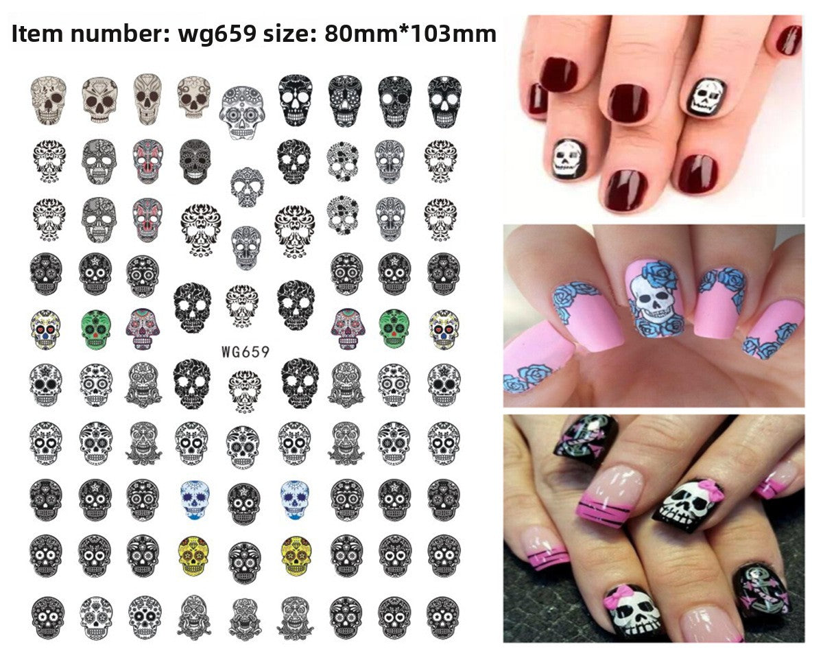 Halloween Nail Stickers - Vinyl