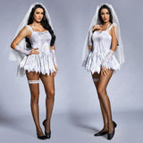 Adult Halloween Ghost Bride Costume
