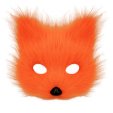 Halloween Plush Animal Cosplay Mask, Gloves and Tail Accessories