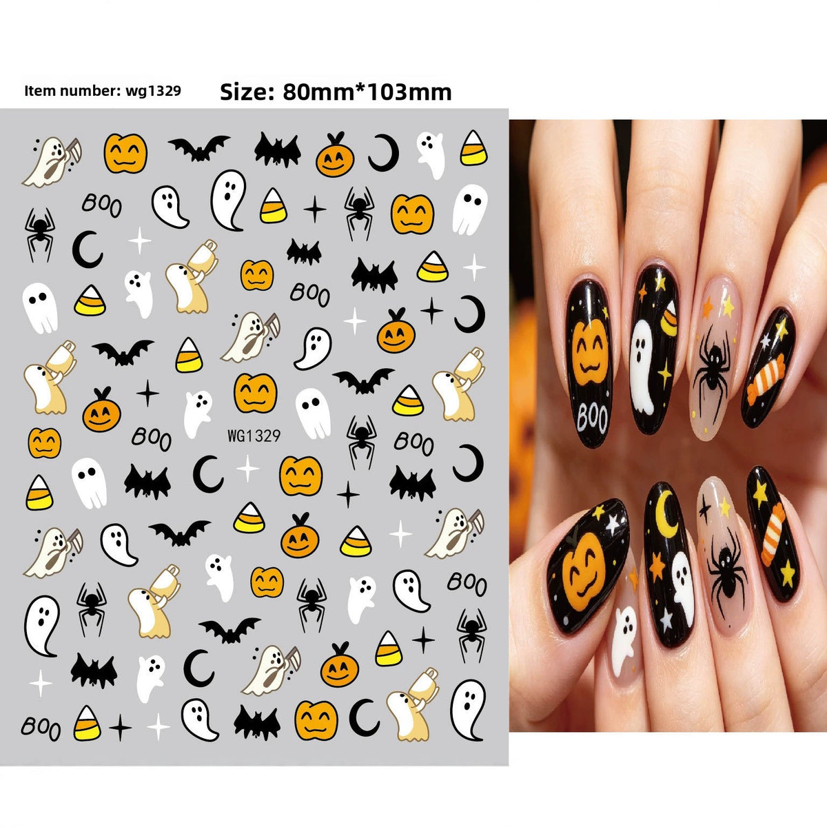 Halloween Nail Stickers - Vinyl