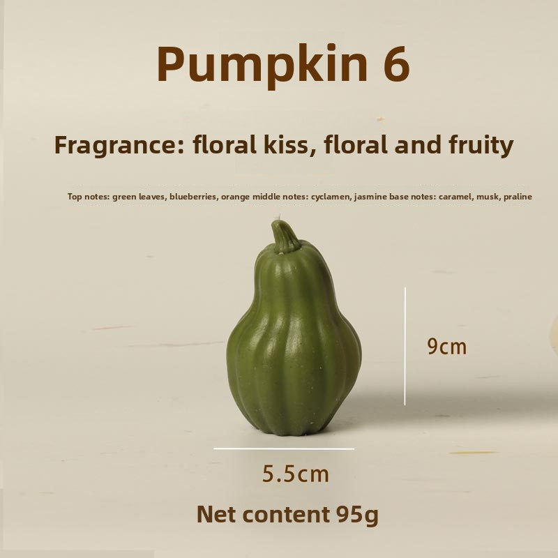 Halloween Pumpkin-Shaped Scented Candles