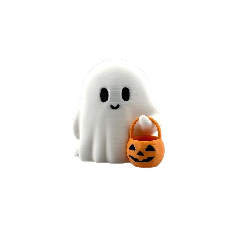 Halloween Ghost Pumpkin Ornament