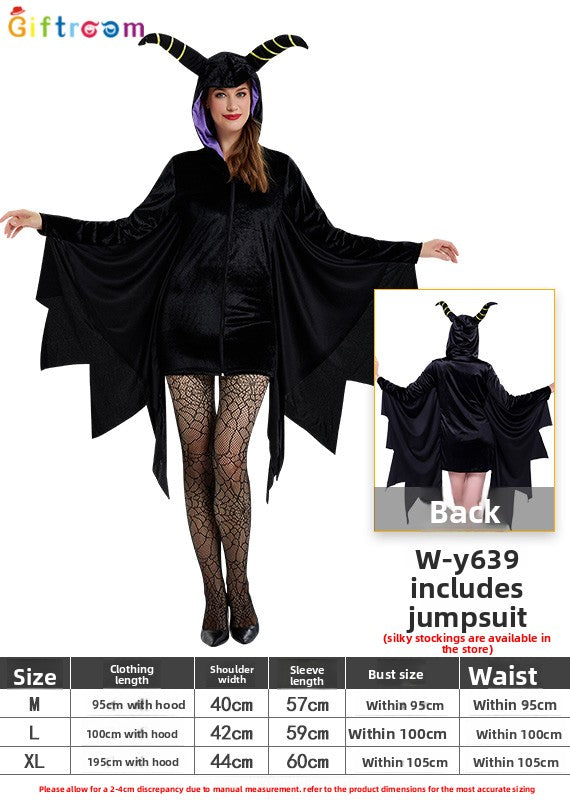 Halloween Witch Costume Dress - Cotton