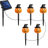 Halloween Solar Pumpkin Garden Stake Light