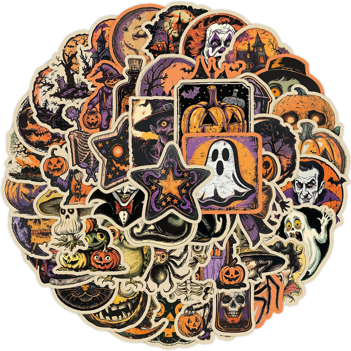 Halloween Decorative Stickers - PVC