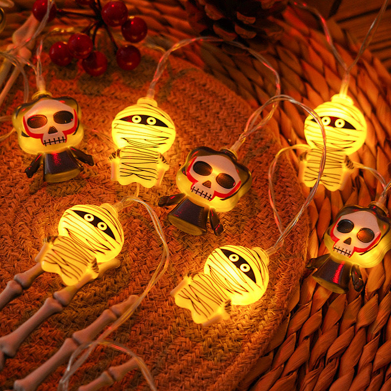 Halloween LED String Lights Pumpkin Ghost Decor