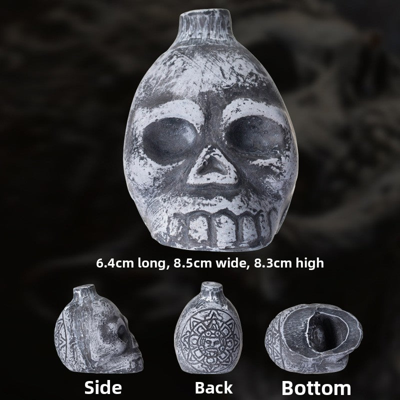 Halloween Aztec-Style Death Whistle - Dolomite