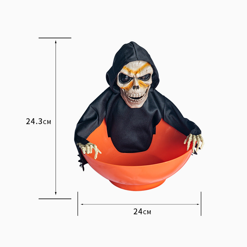 Halloween Electric Ghost Candy Tray Prop
