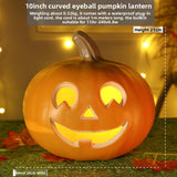 LED Halloween Pumpkin Lantern with Multiple Designs - Plastic