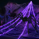 Halloween Spider Web Light Net with Remote Control