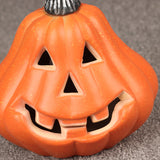 Halloween Light-Up Pumpkin Lantern - Plastic