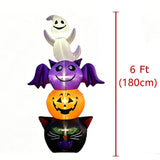Halloween Inflatable Decoration with LED Lights - Polyester