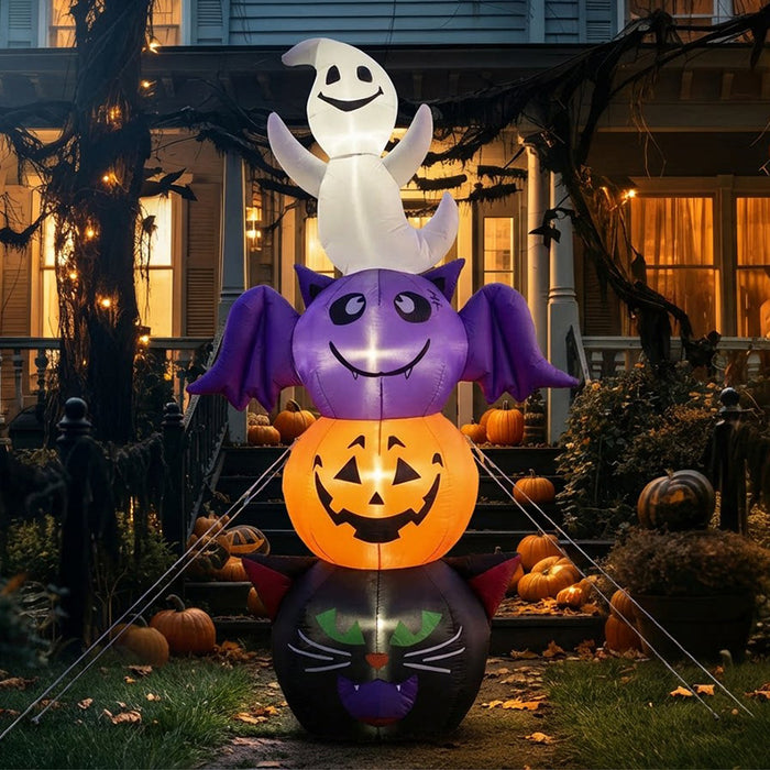 Halloween Inflatable Decoration with LED Lights - Polyester