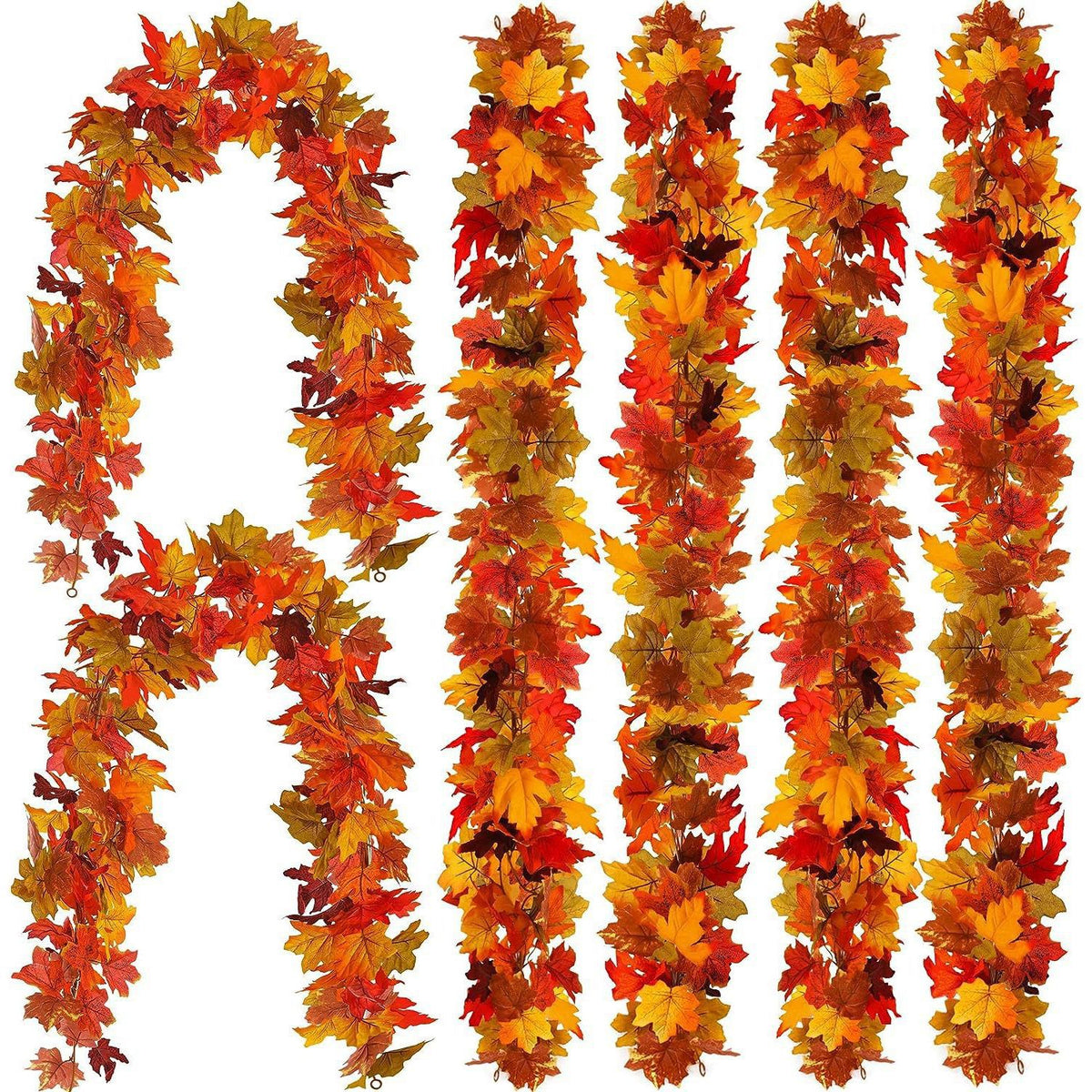 Halloween Artificial Maple Leaf Garland