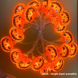 Halloween LED String Lights - Battery Box Power