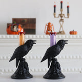 Halloween Crow LED Flameless Candle - Plastic