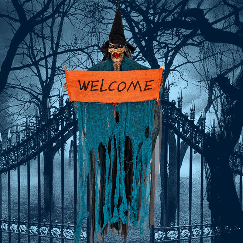 Halloween Hanging Ghost Door Decoration - Resin