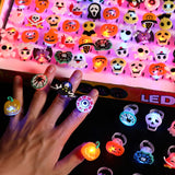 Halloween Light-Up Pumpkin Ring