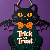 Halloween Wooden Hanging Door Sign