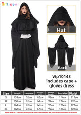Halloween Witch Costume Dress - Cotton