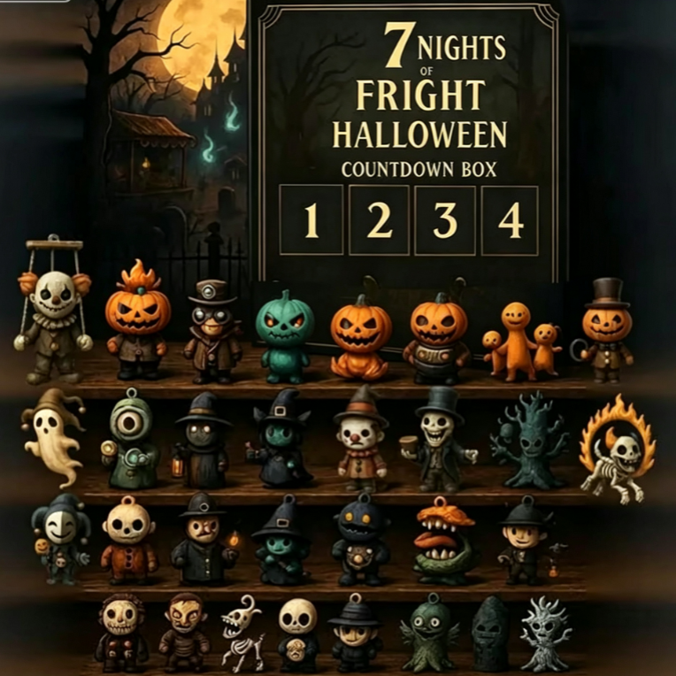 Halloween Countdown Blind Box - 3D PVC Figures