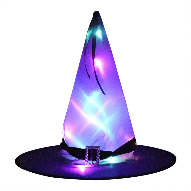 Halloween LED Witch Hat - Cloth