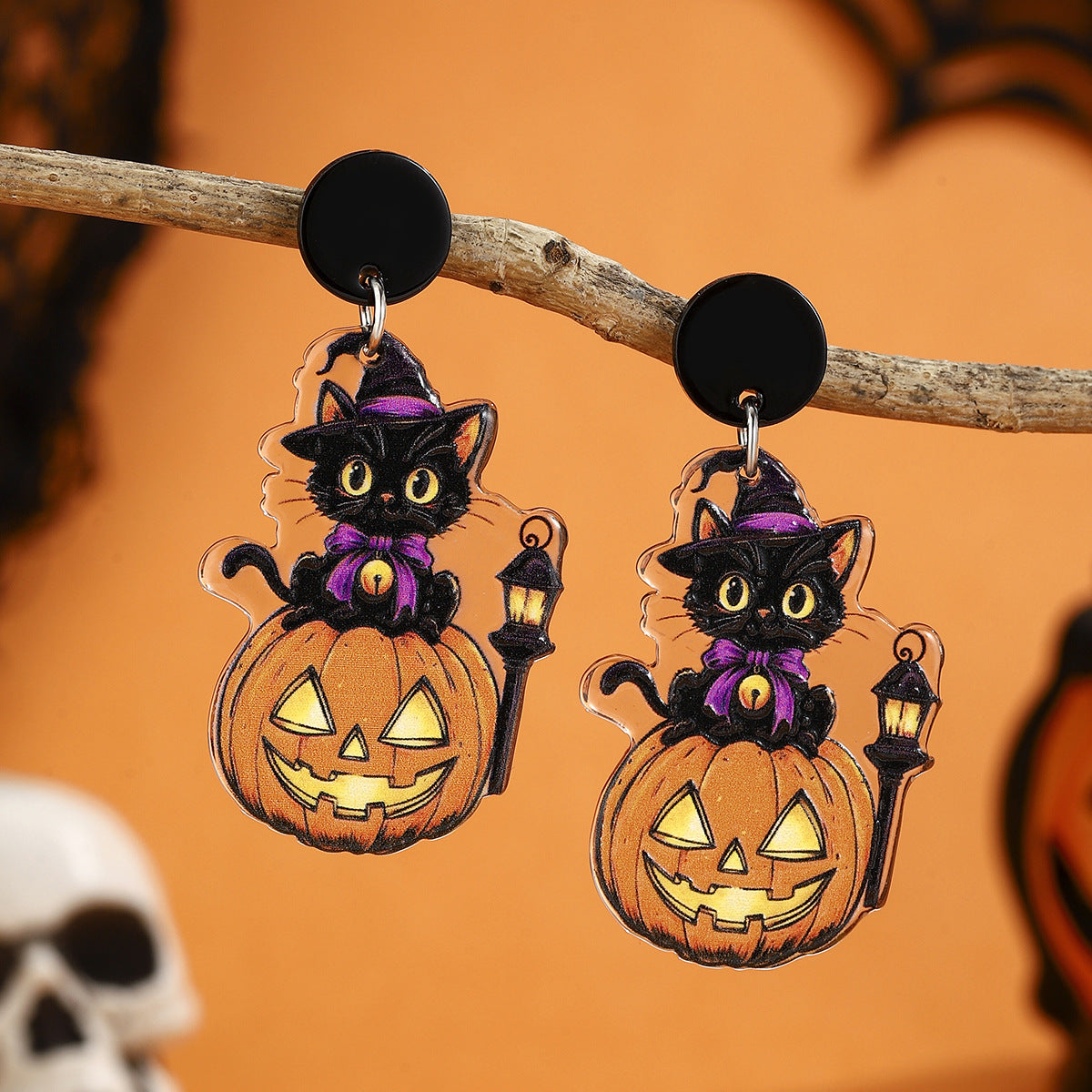 Cartoon Halloween Earrings Set