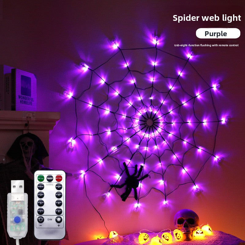 Halloween Glowing Spider Lights