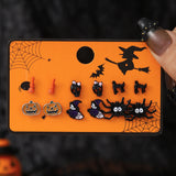 Cartoon Halloween Earrings Set