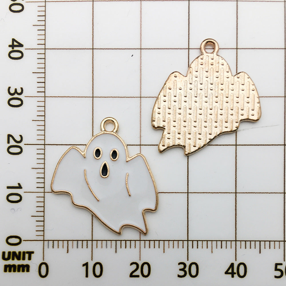 Halloween Enamel Jewelry Pendants - Alloy DIY Charms
