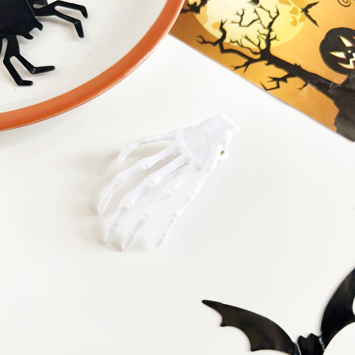 Halloween Skeleton Hand Hair Clip