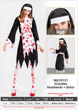 Halloween Witch Costume Dress - Cotton