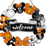 Halloween Wooden Door Sign