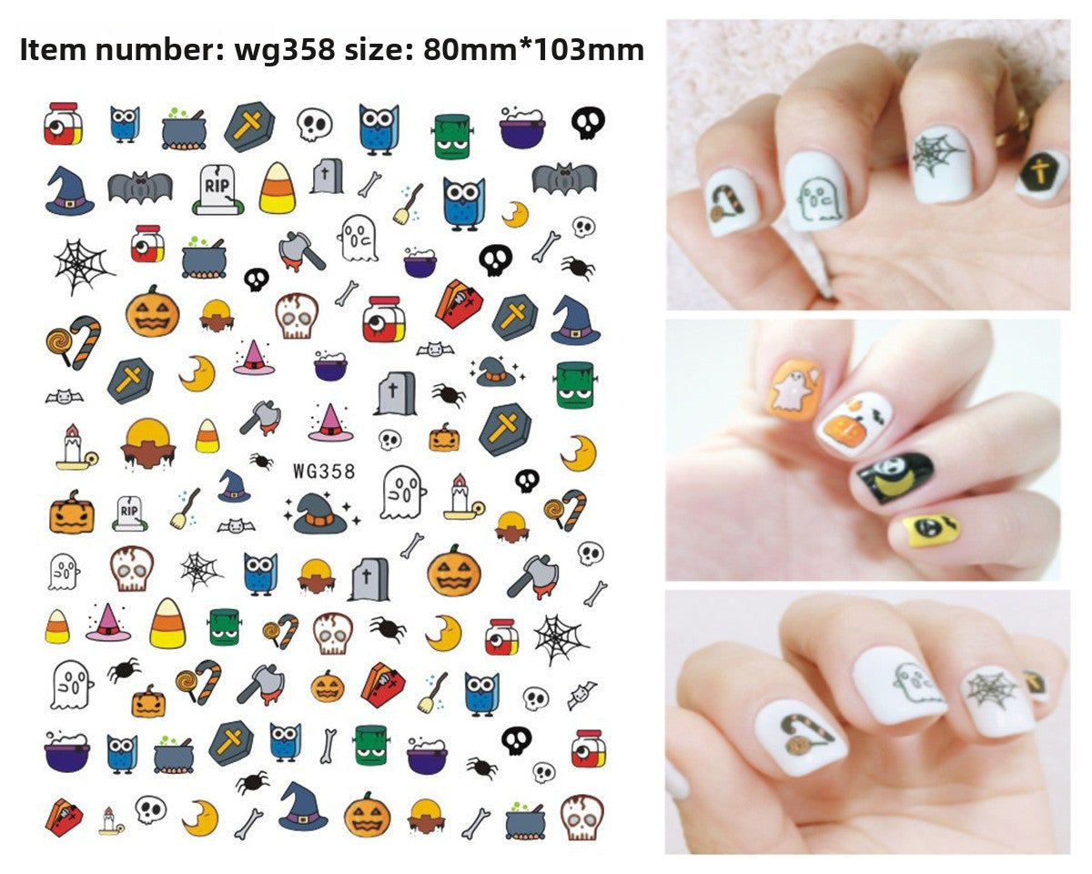 Halloween Nail Stickers - Vinyl