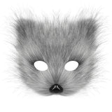Halloween Plush Animal Cosplay Mask, Gloves and Tail Accessories
