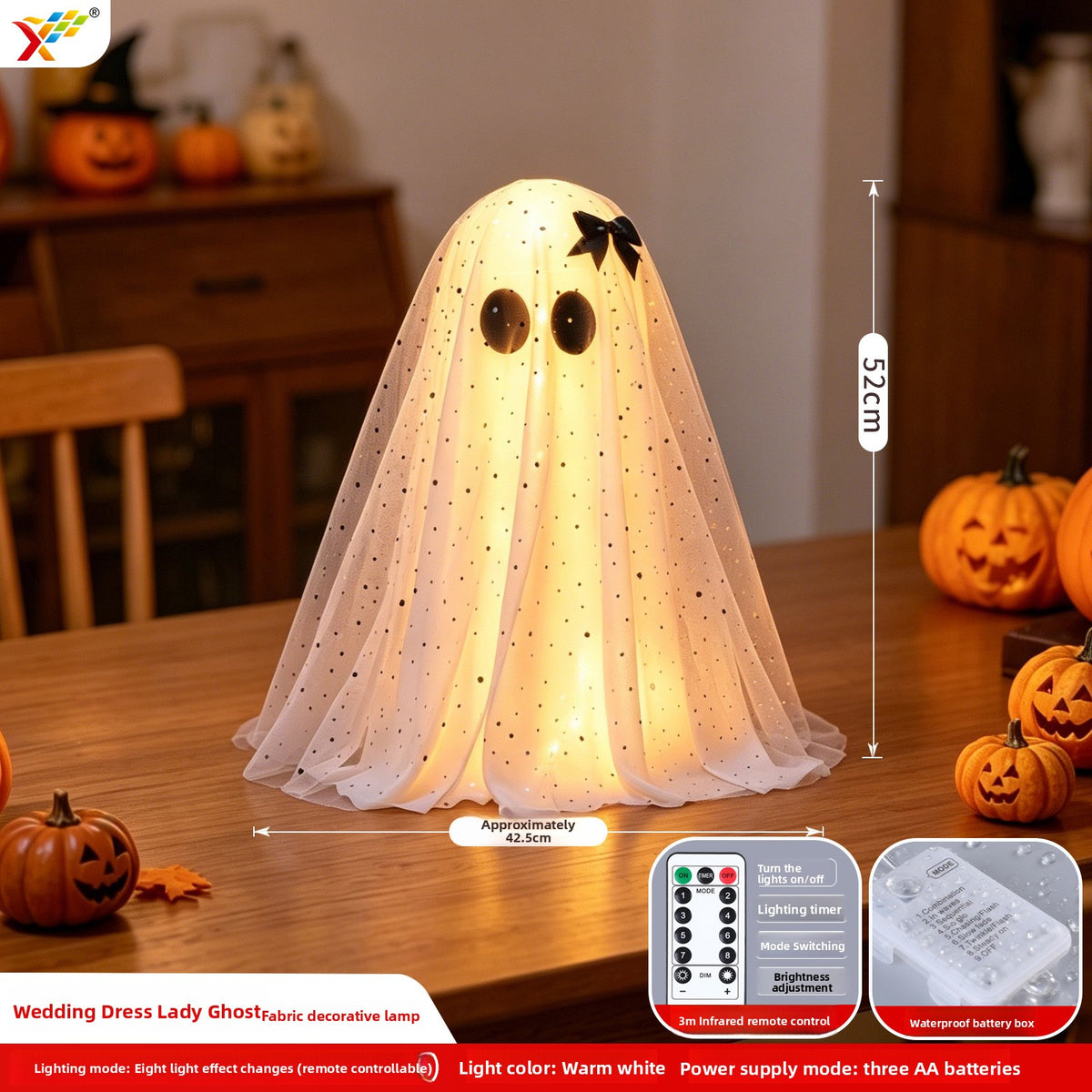 Halloween LED Standing Ghost Couple Window Decoration