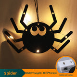 Halloween Light-Up Hanging Decorations - Plastic
