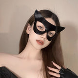 Halloween Anime Half-Face Mask - Plastic