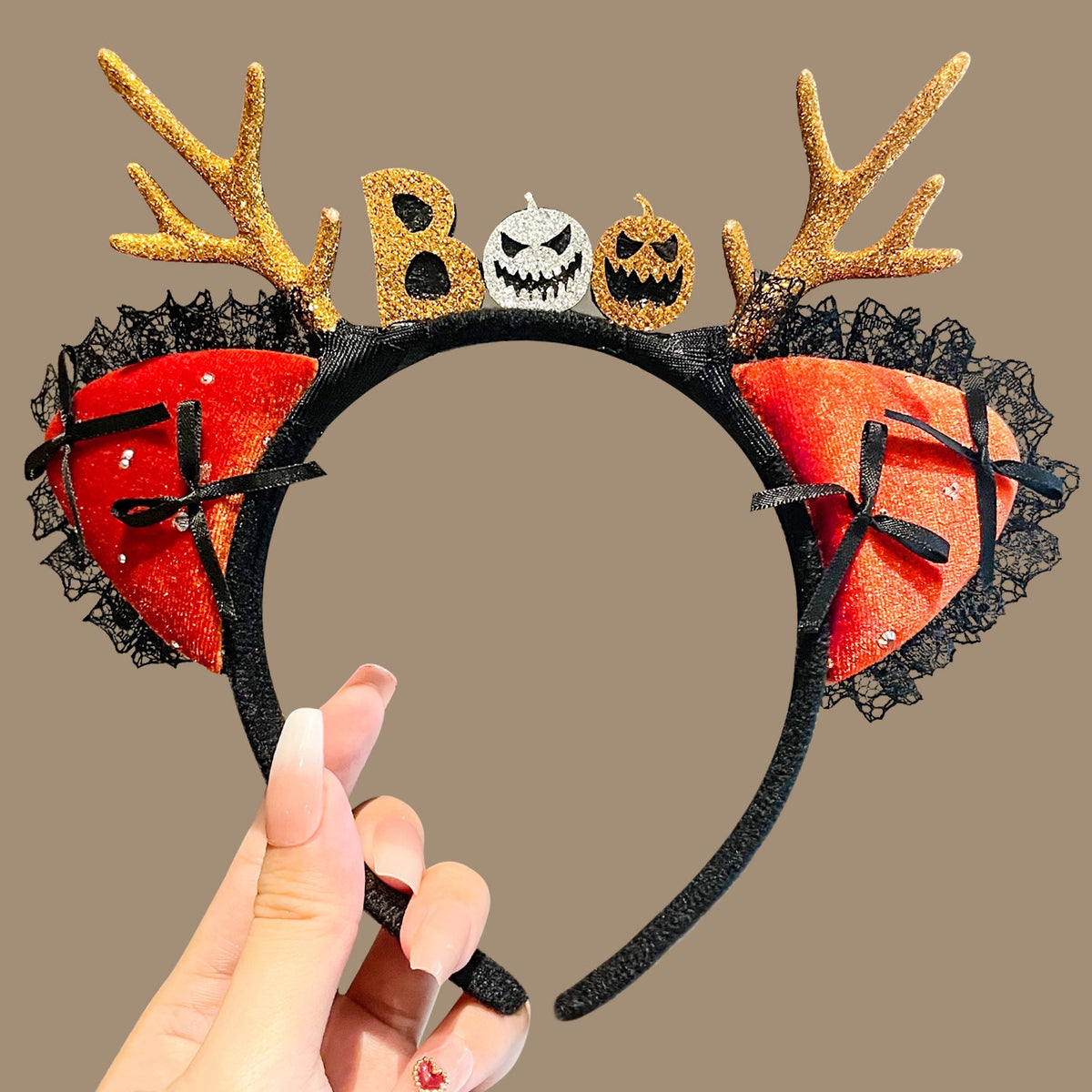 Halloween Pumpkin Headband and Hair Accessories
