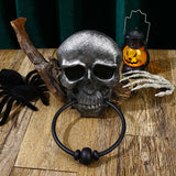 Halloween Pumpkin and Skull Doorbell with Lights and Sound - Plastic