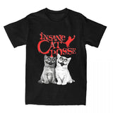 Insane Cat Posse Halloween Cotton T-Shirt