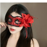 Halloween Anime Half-Face Mask - Plastic