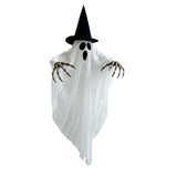 Halloween Glowing Skeleton Ghost Hanging Decoration - Cloth