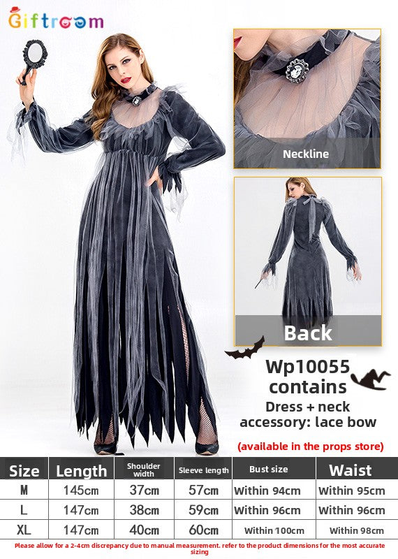 Halloween Witch Costume Dress - Cotton