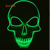 Halloween Glow-in-the-Dark Masks - Plastic